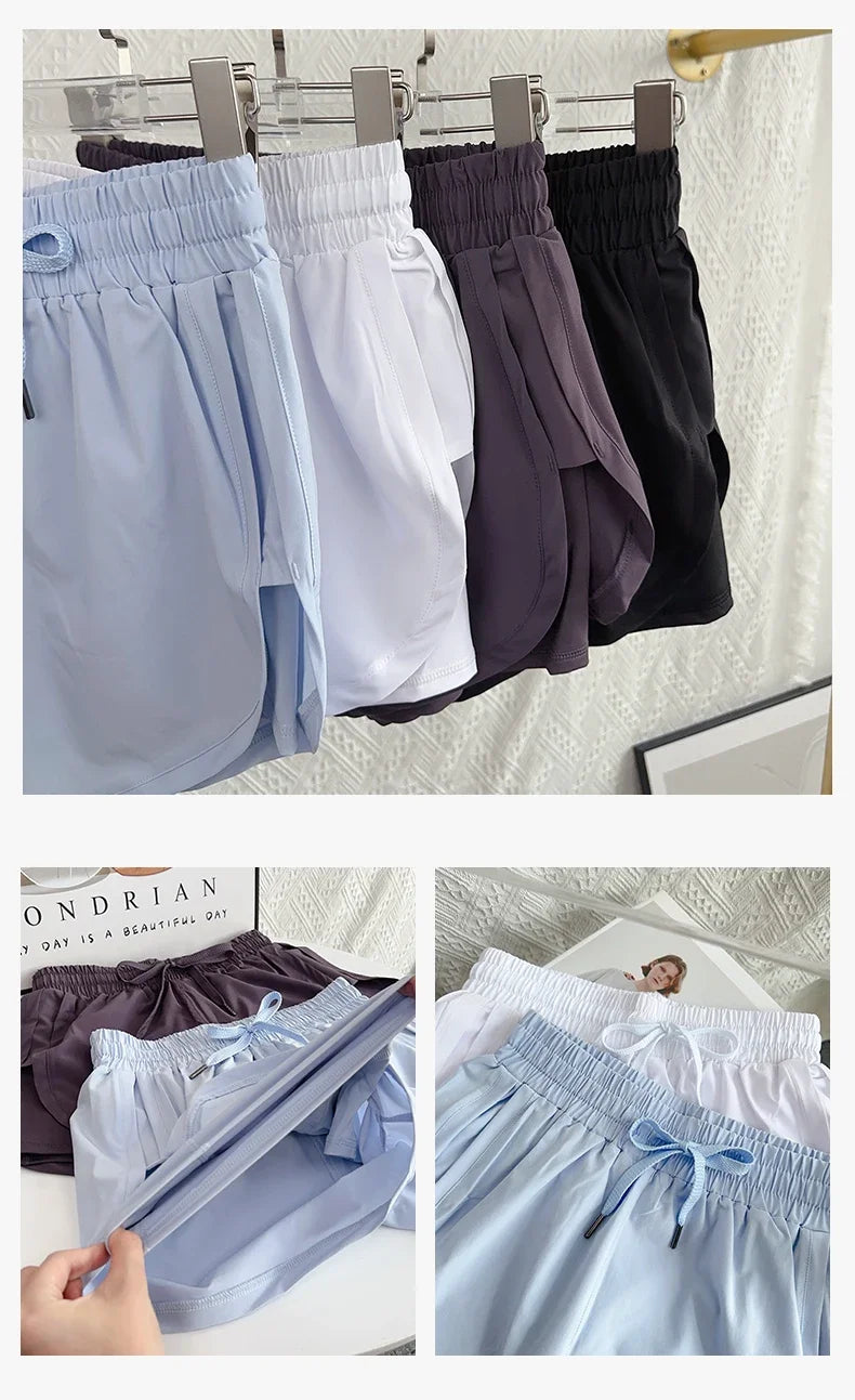 Women's High-Waisted Workout Shorts