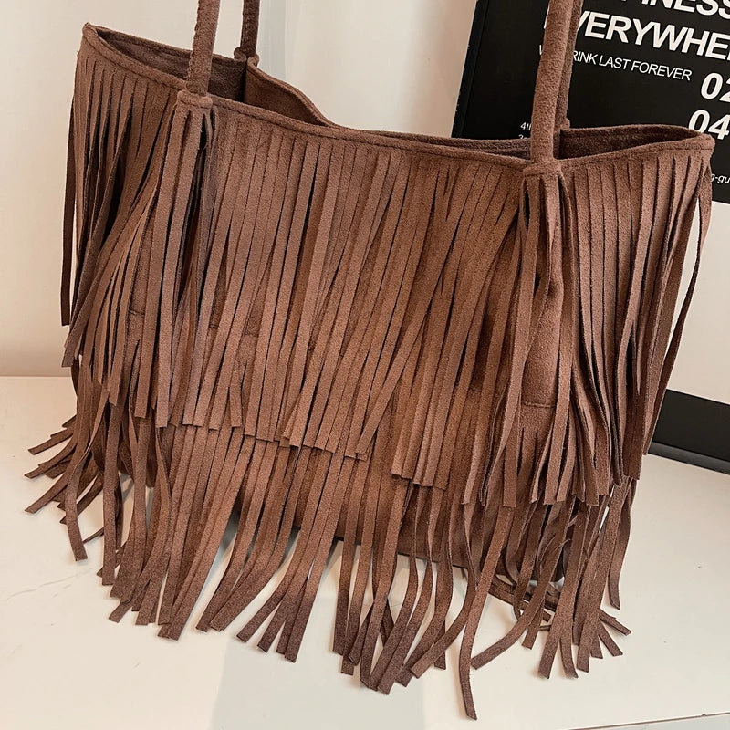 Boho Fringe Shoulder Bag