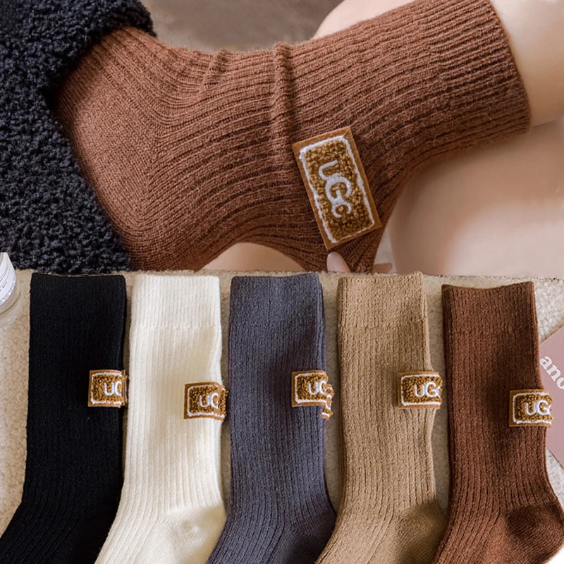 Women Autumn/winter Warm and Thick Woolen Socks