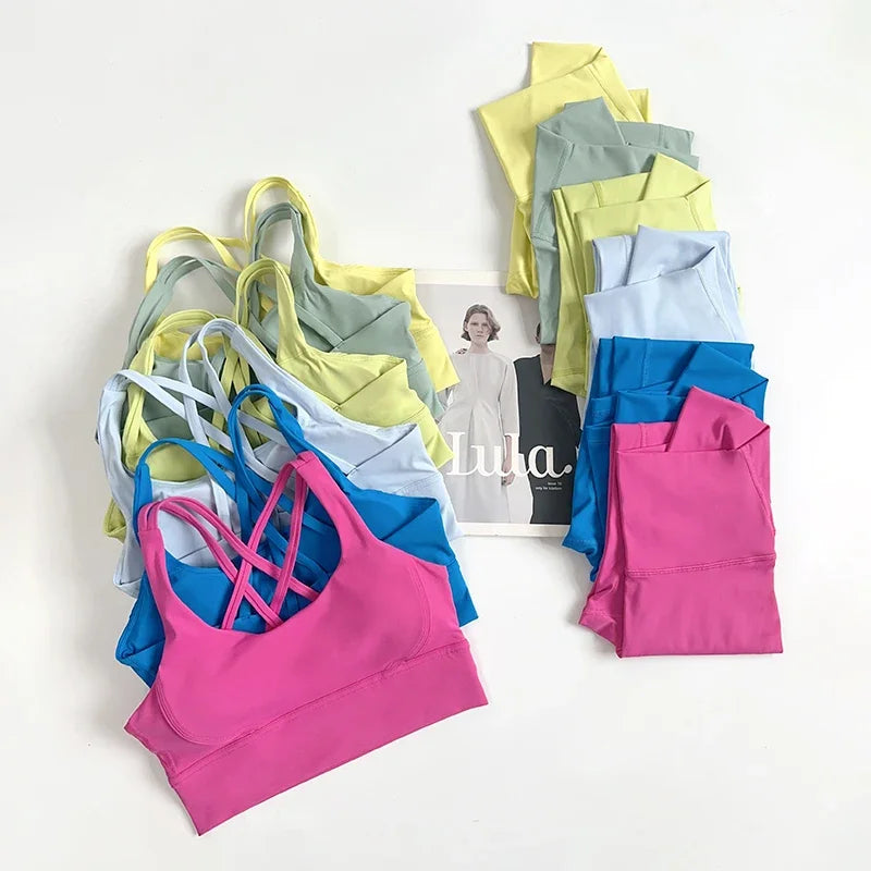 2 Pieces Yoga Set Women