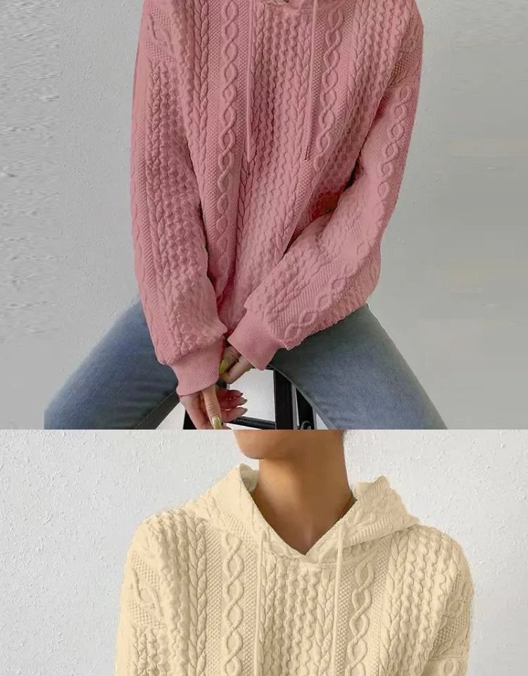 Fashionable Student Hoodie Long Sleeve Casual Sweatshirt Regular Fit Streetwear
