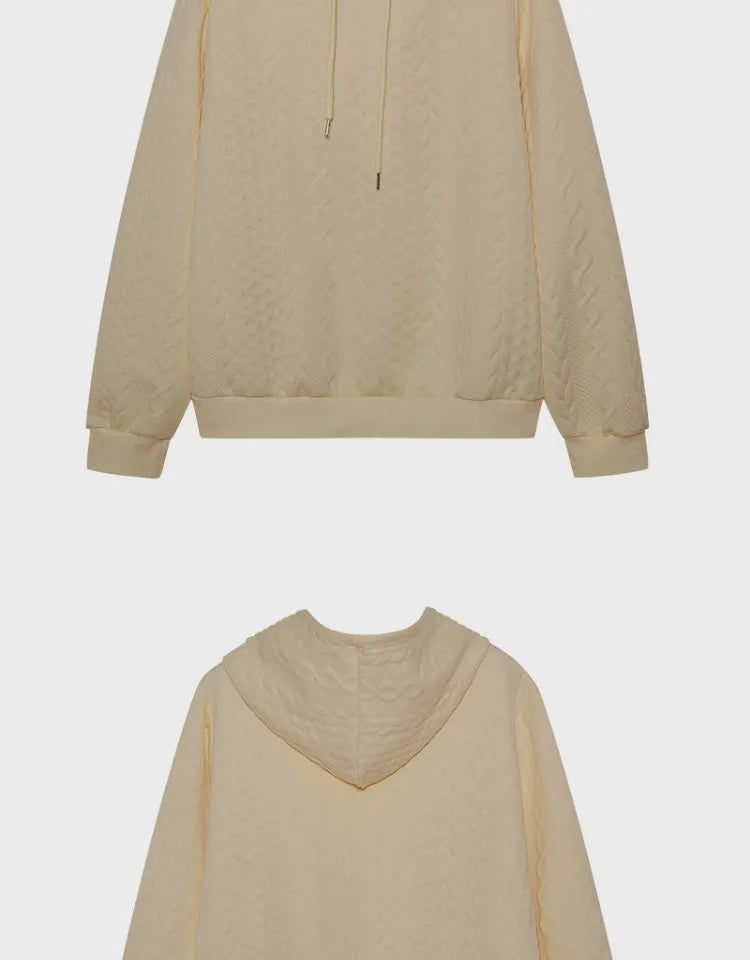 Fashionable Student Hoodie Long Sleeve Casual Sweatshirt Regular Fit Streetwear