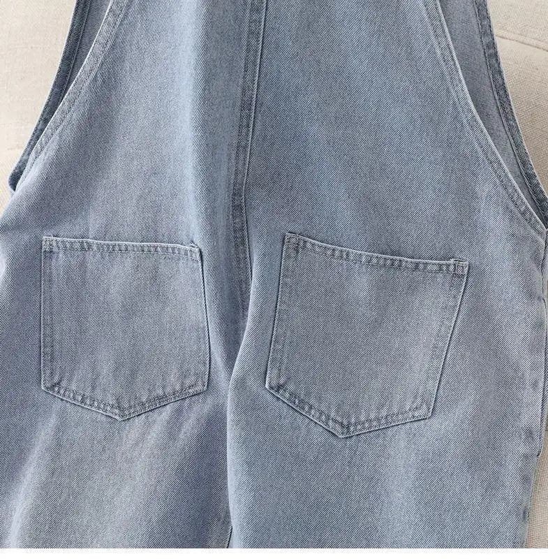 Denim Strap Jumper Dress