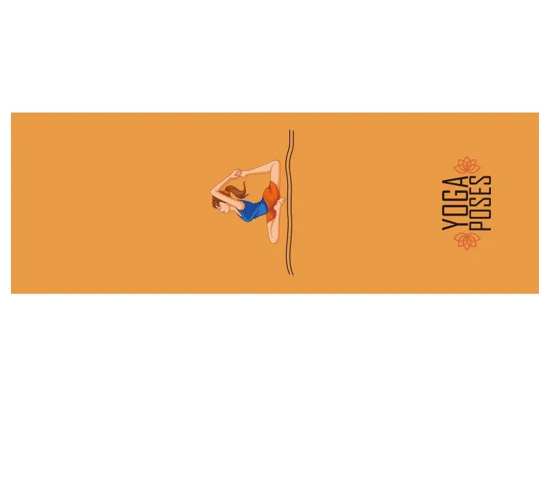 Hot Yoga Mat Towel  Printed Yoga Towel Non Slip Fitness Workout Mat Cover