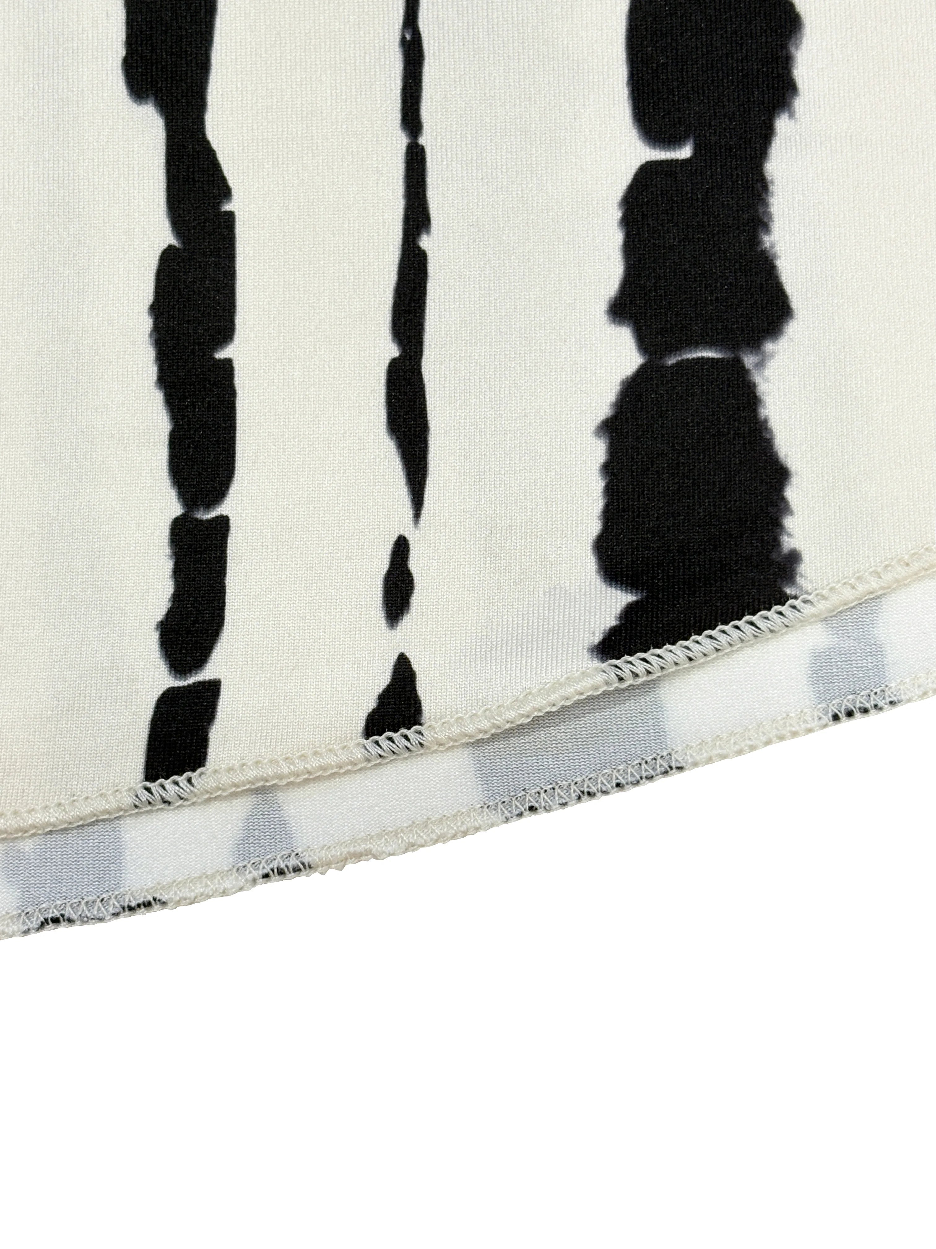 Women's Boho Print Knit Belted Long High-Waisted Flared Skirt