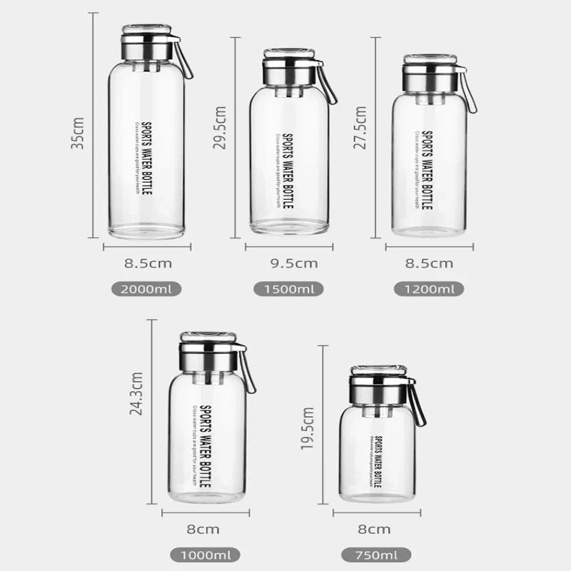750ML/1000ML High Borosilicate Glass Transparent