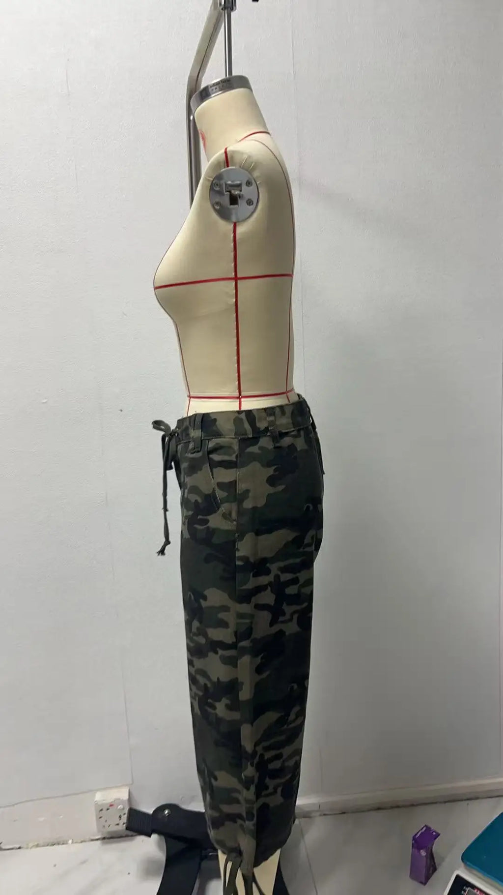 Women Calf Length Pant Jeans Wide Leg