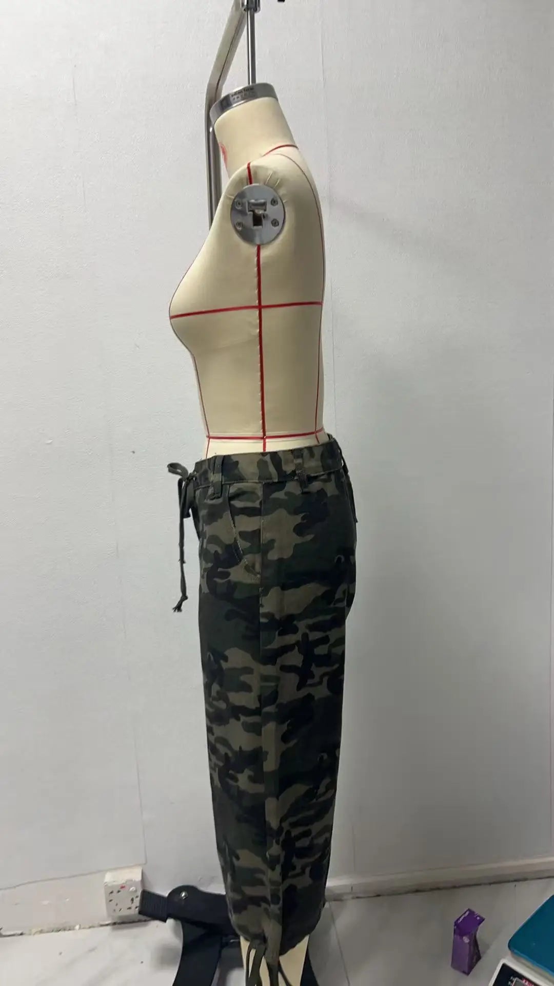 Women Calf Length Pant Jeans Wide Leg