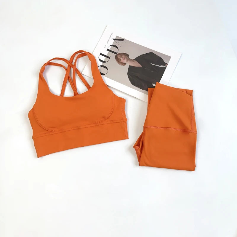 2 Pieces Yoga Set Women