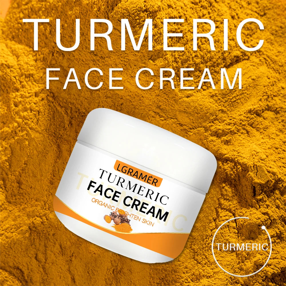 Turmeric Whitening Face Cream Wrinkle Lighten Fine Lines