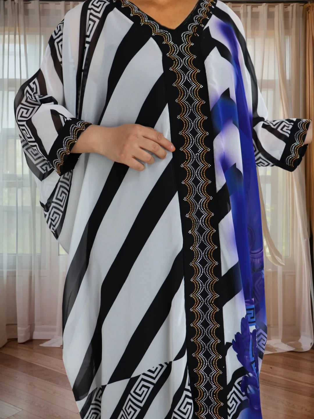 Plus Size Loose Casual Fashion Boho Maxi Dress