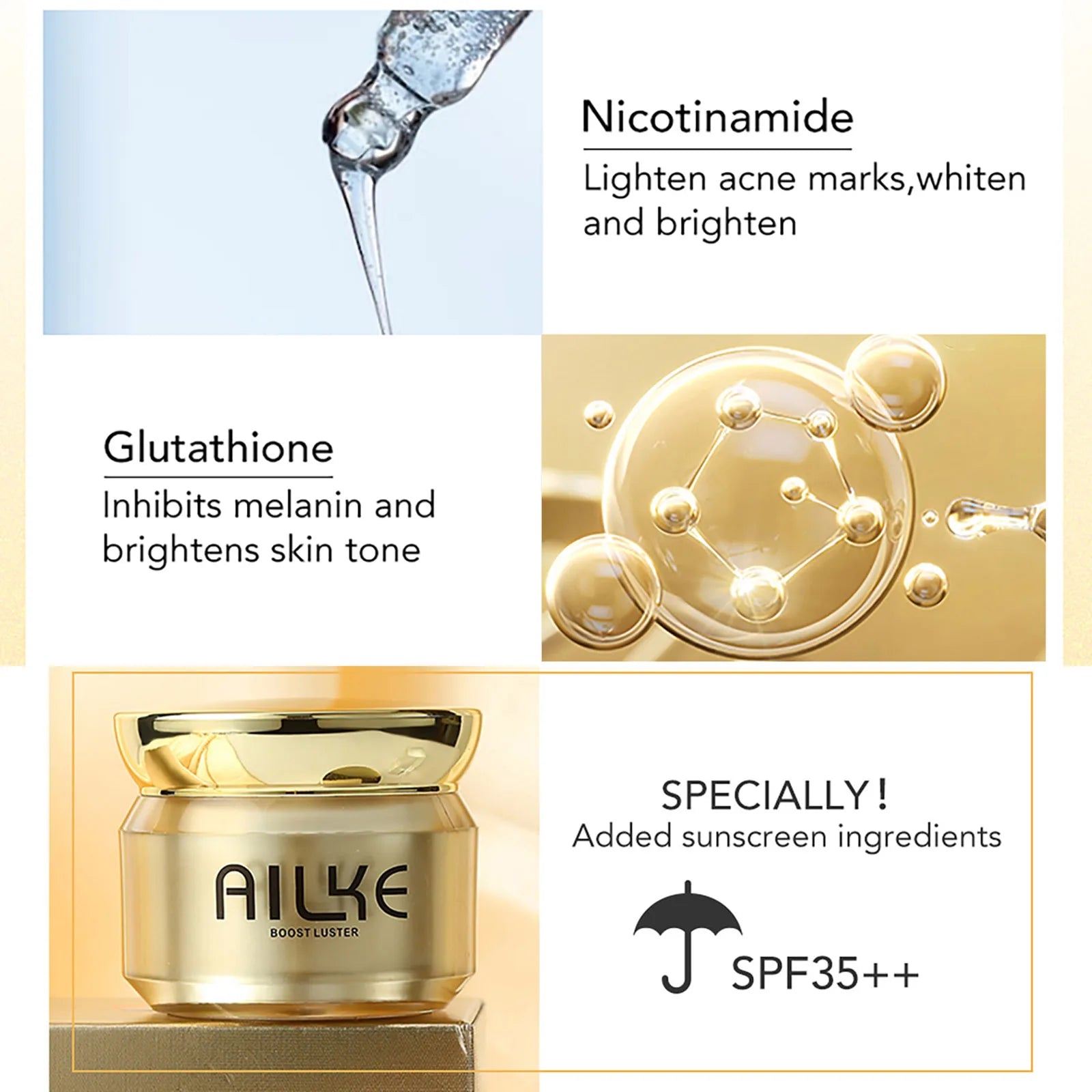 AILKE Whitening Moisturizing Facial Cream dark Spot Lightener