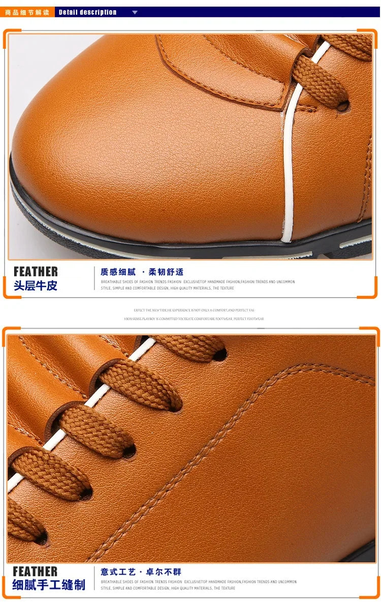 Men's Fashion Casual Shoes New British Style Gentlemen's Four Seasons