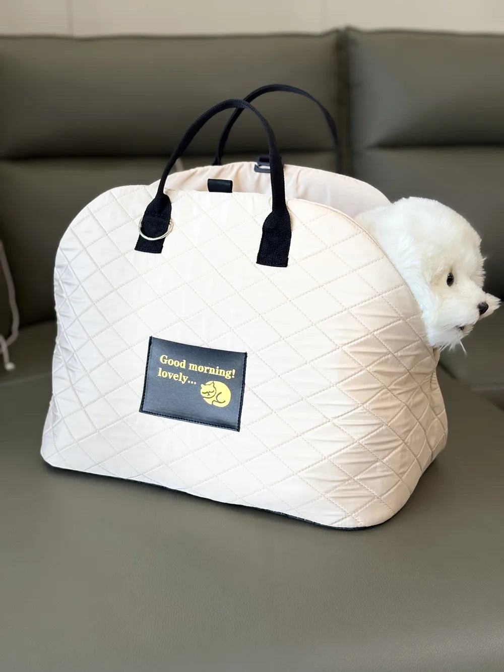 Car mounted dog kennel cat crossbody bag handbag