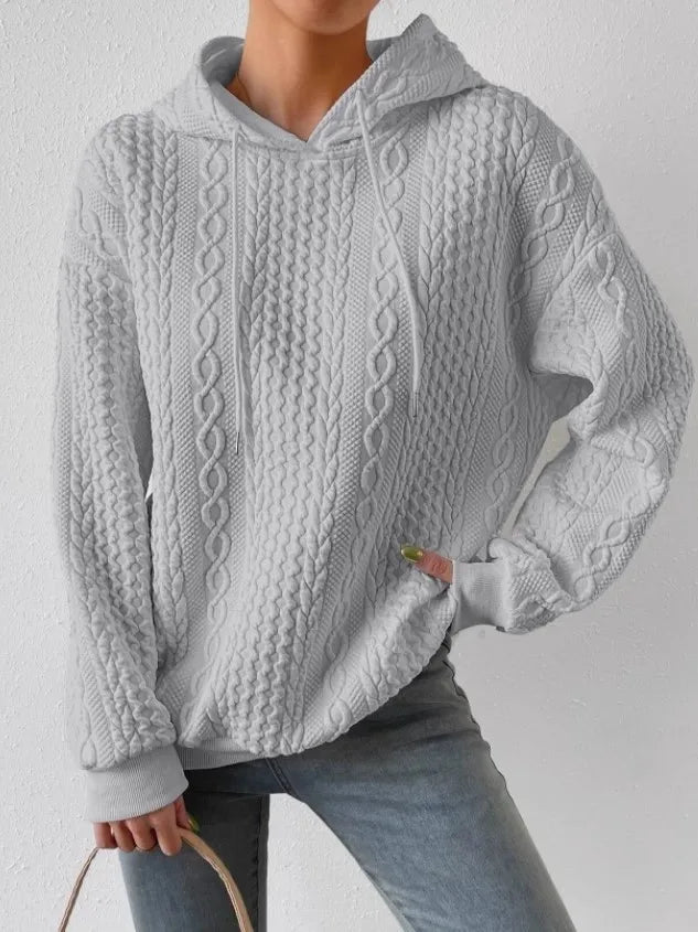 Fashionable Student Hoodie Long Sleeve Casual Sweatshirt Regular Fit Streetwear