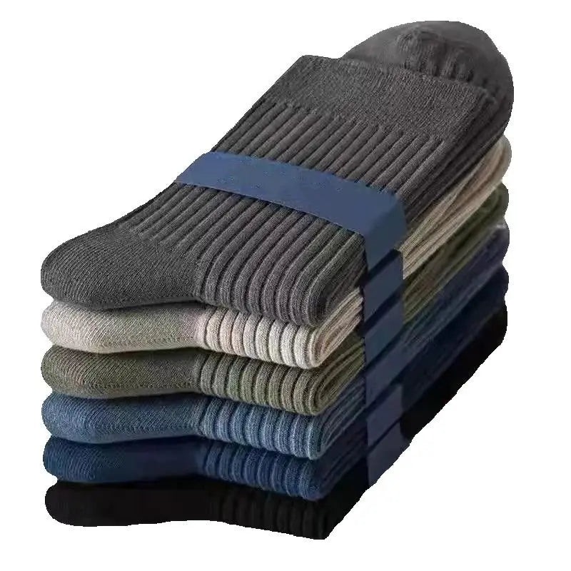 5 Pairs of MEN'S Mid-calf Socks