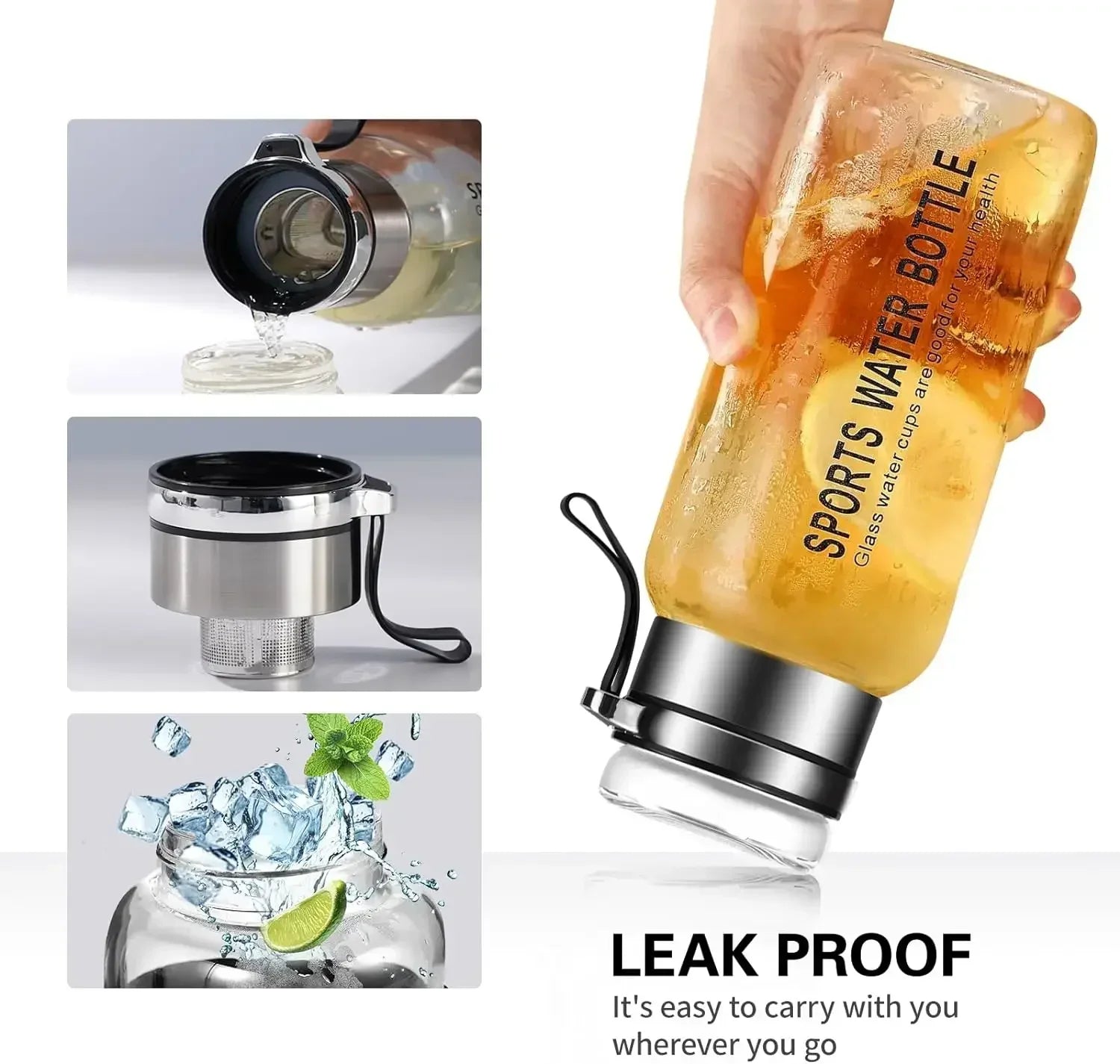 750ML/1000ML High Borosilicate Glass Transparent
