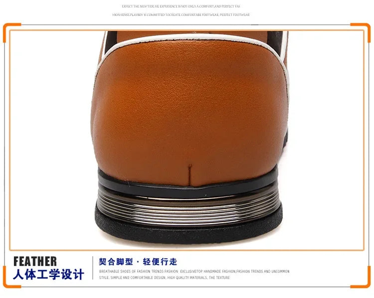 Men's Fashion Casual Shoes New British Style Gentlemen's Four Seasons