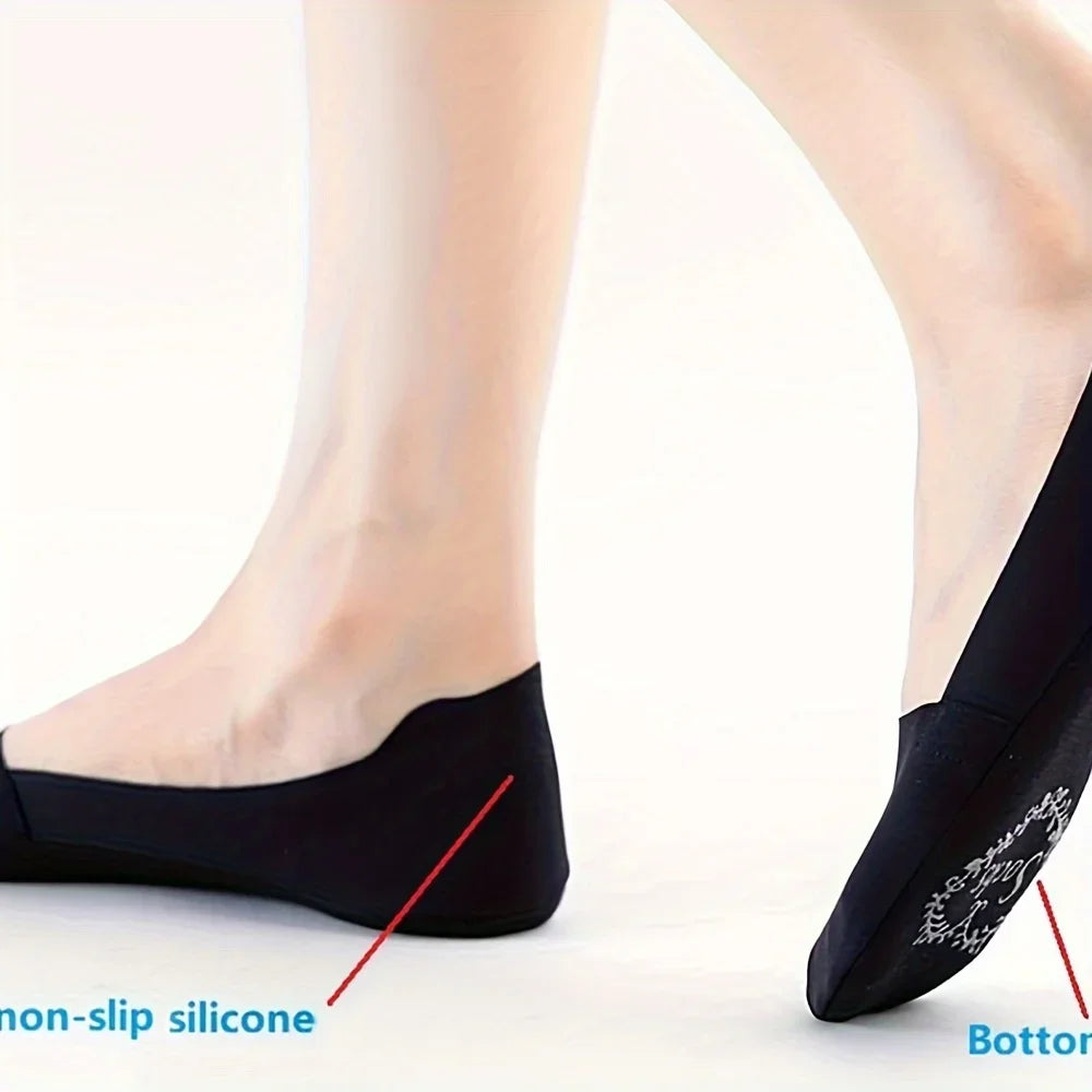 Womens No-Show Socks 5-8 Pairs