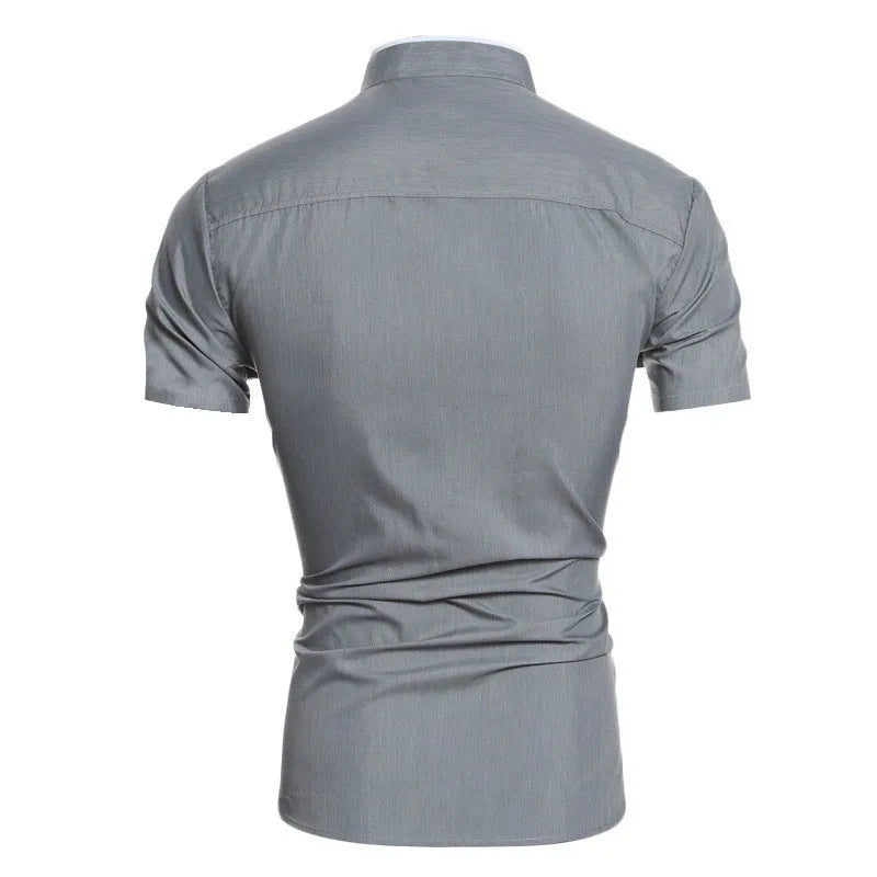 New men's solid color casual
