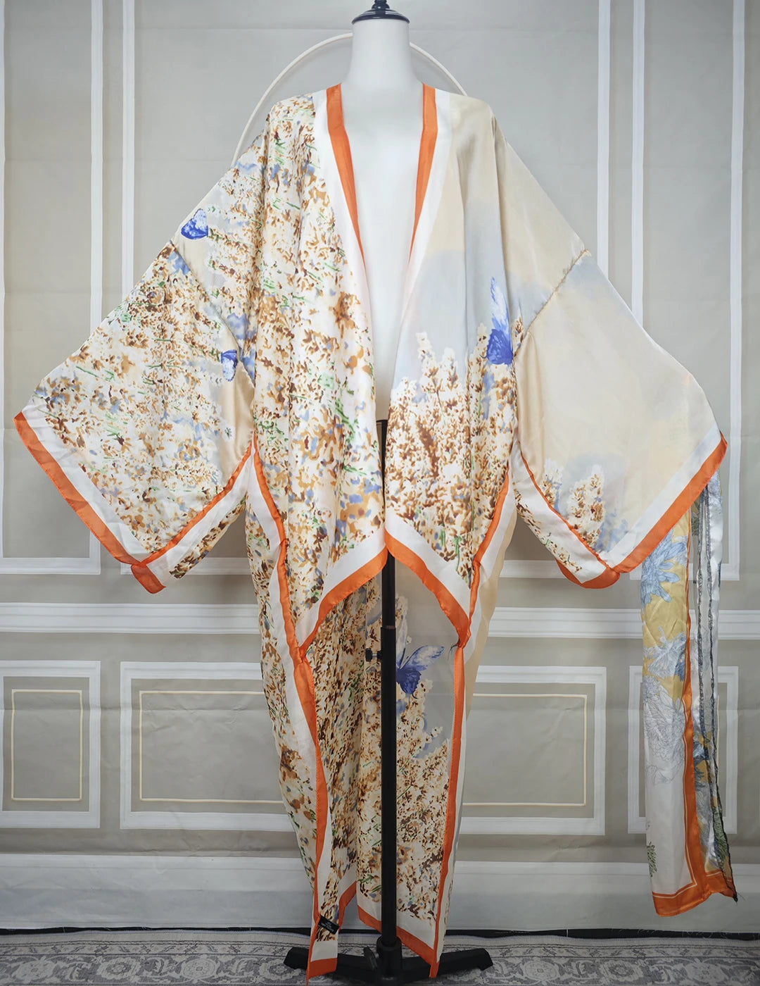 Boho Chic Plus Size Kimono Cardigan Lightweight Summer Beach Cover-Up