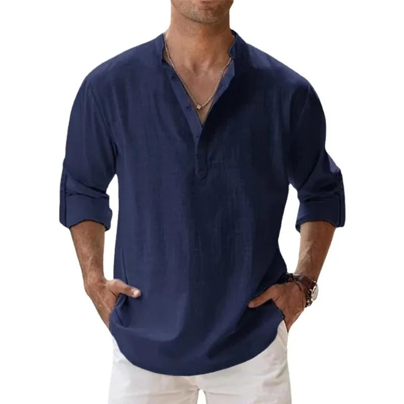 New Men Casual Shirts Lightweight