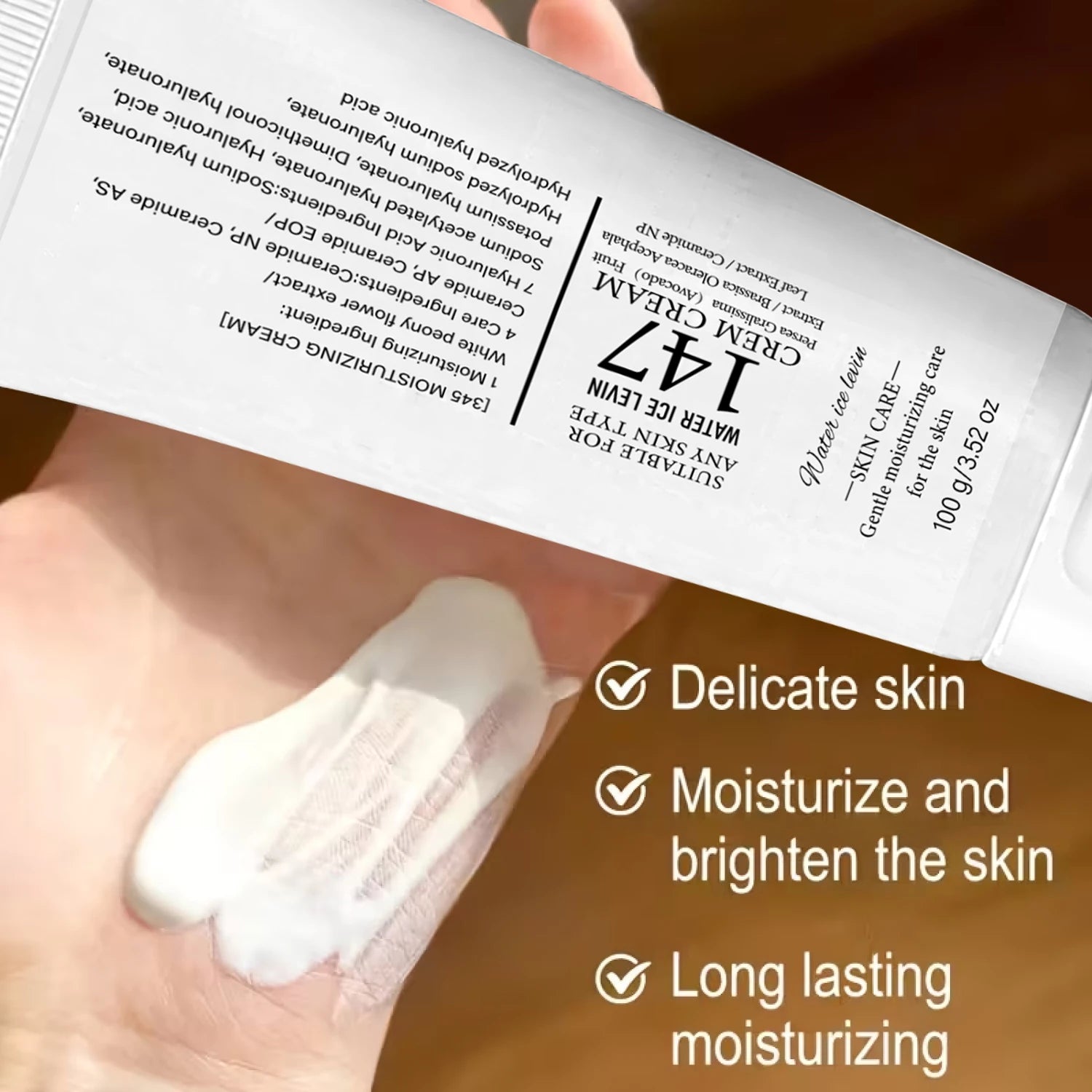 147 Skin Care Cream - Gentle Moisturizing & Firming with Hyaluronic Acid