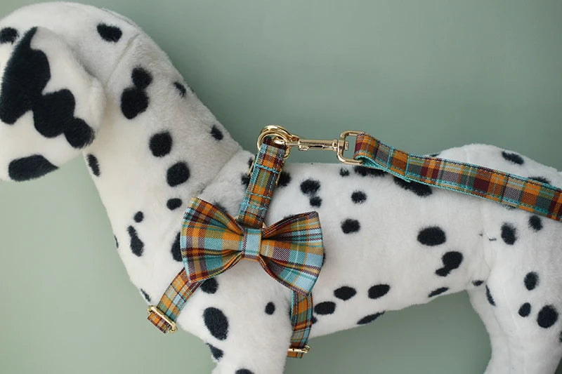 pets accessories dog collar leash harness set