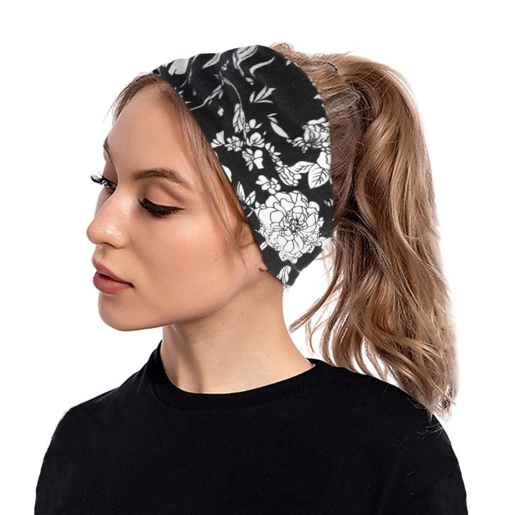 Boho Headbands for Women Cotton Wide Head Bands Stretch