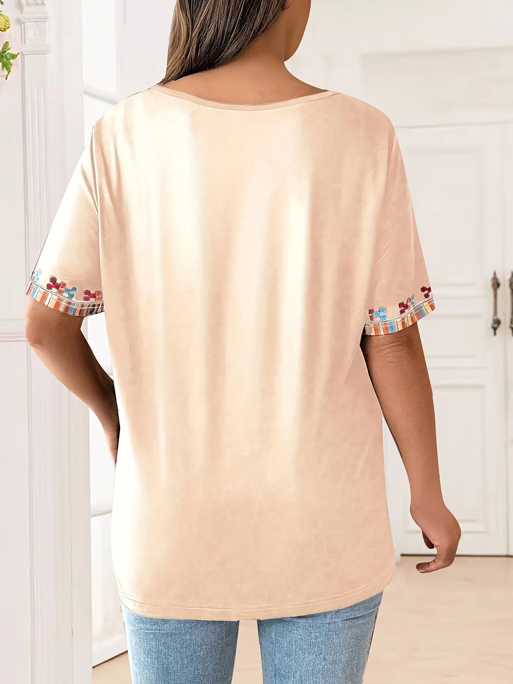 Plus Size Women's T-Shirt Boho Harajuku Graphic Print