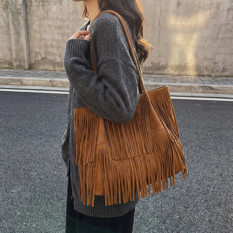 Boho Fringe Shoulder Bag