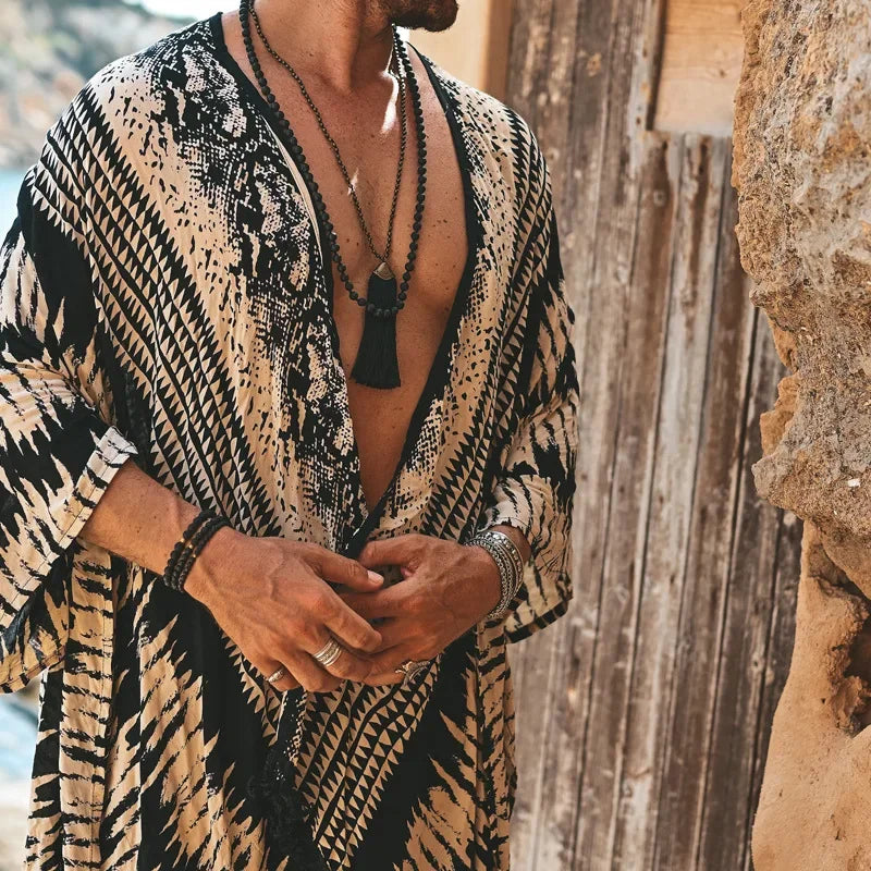 Bohemian Travel Casual Men's Cardigan