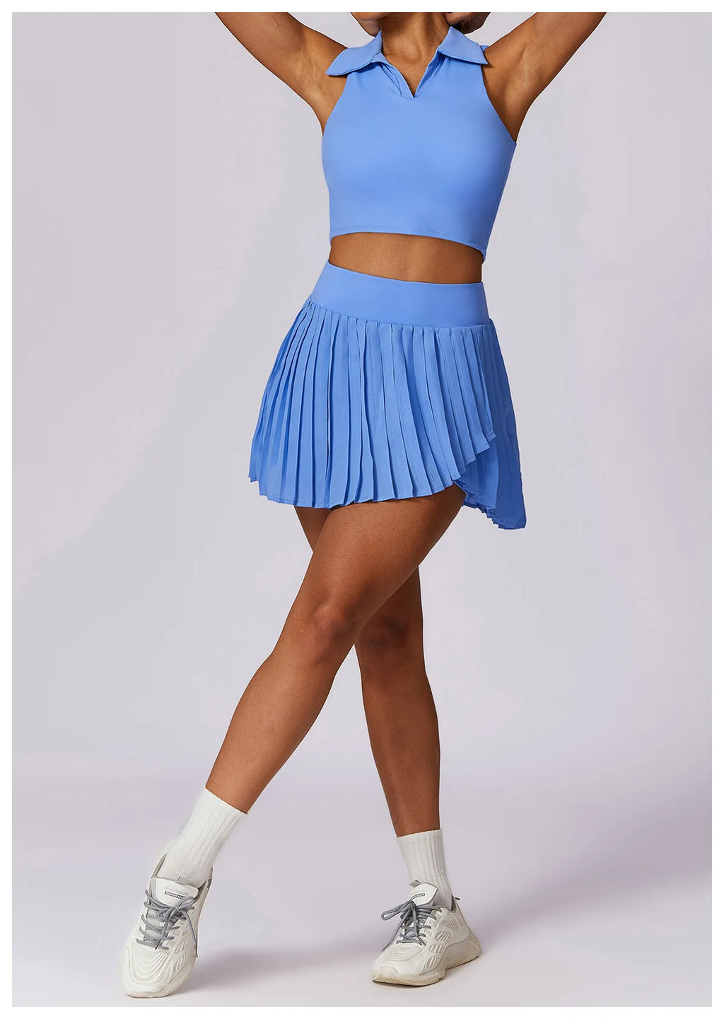Women Dance Gym Workout Fitness Solid Sports Skirts