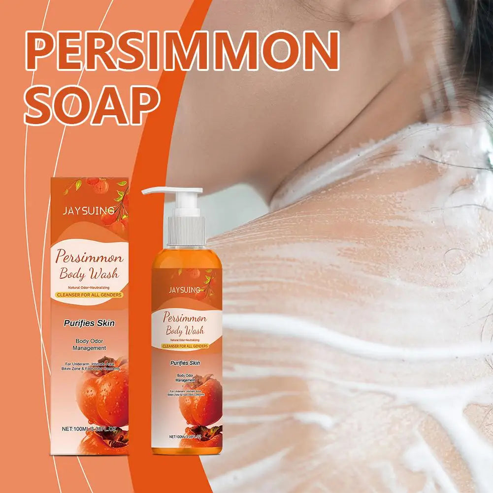Persimmon Shower Gel Persimmon Extract For Men and Women Gentle on All Skin Types