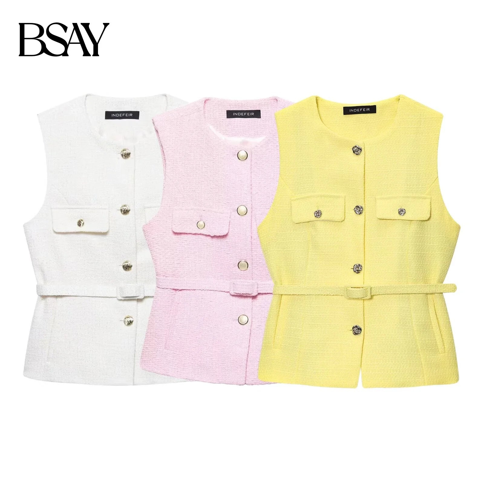 Summer New Product Texture Vest Women's Wear