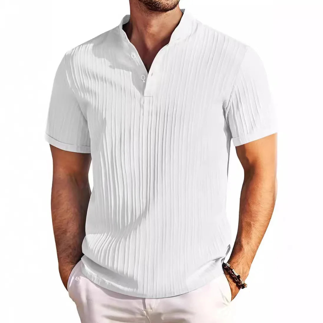 Hawaiian Men's Retro Cotton and Linen shirt