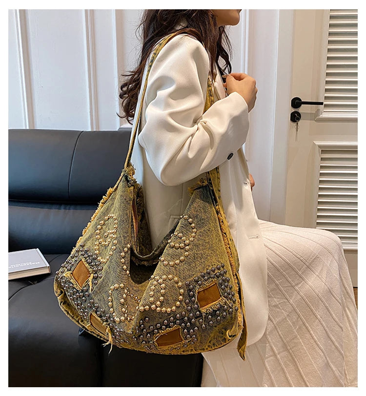 Women Bag Fashion Travel Crossbody Casual Denim Bag