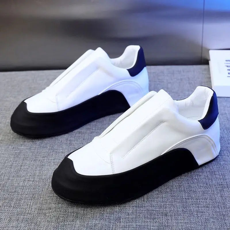 Sneakers Casual Men Cover Bottom Board Shoes