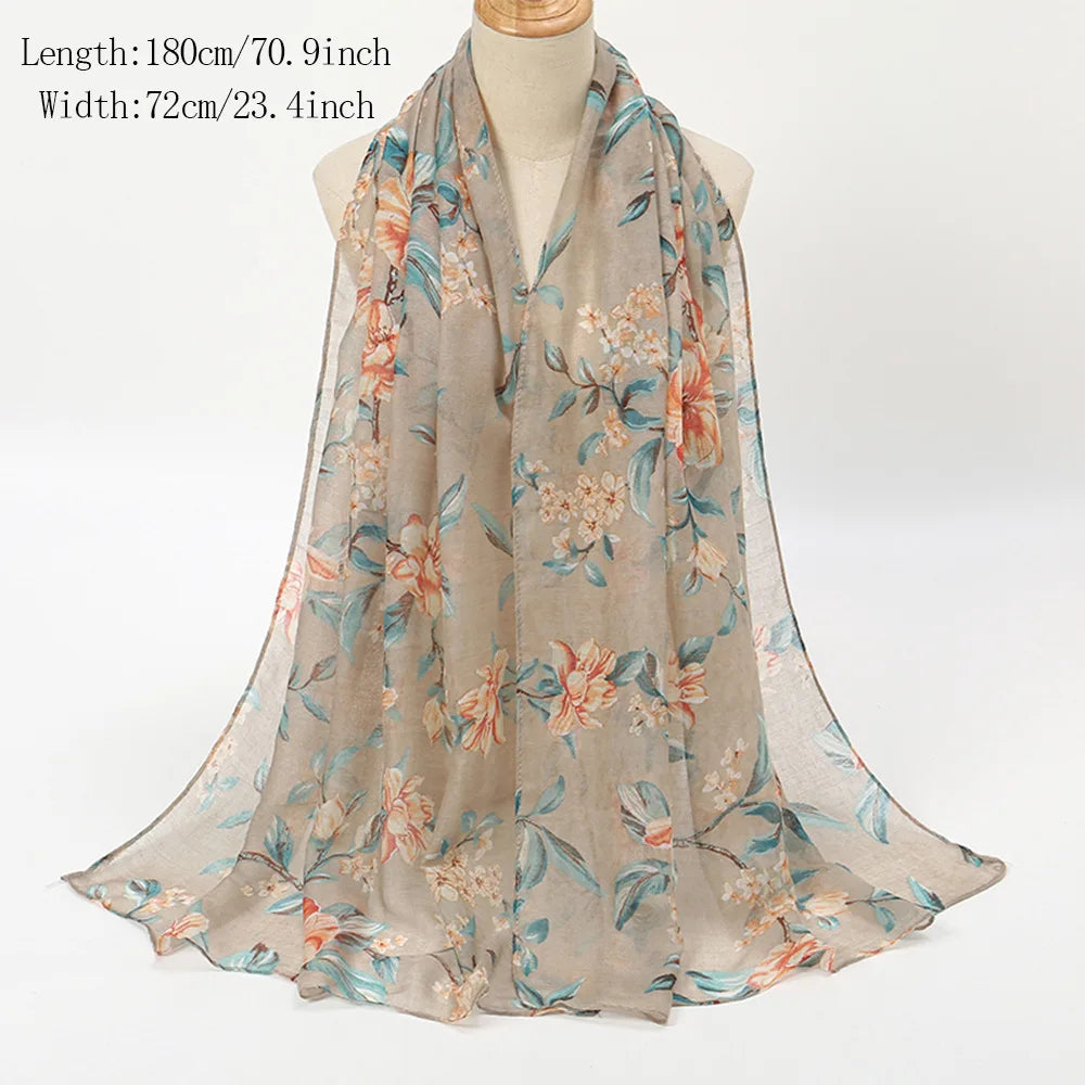 Oversize Chiffon Women Summer Shawl Sleeves