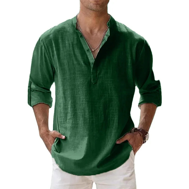 New Men Casual Shirts Lightweight