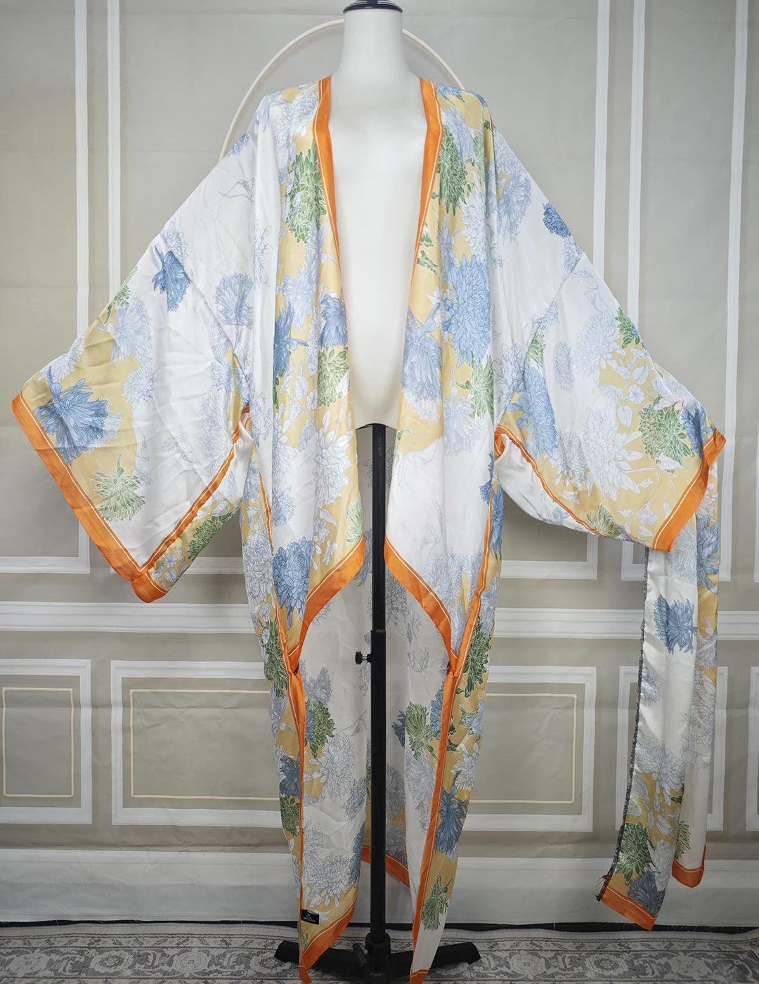 Boho Chic Plus Size Kimono Cardigan Lightweight Summer Beach Cover-Up