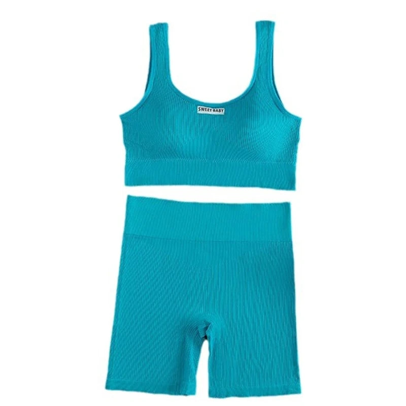 Women Seamless Yoga Set Fitness Workout Suits