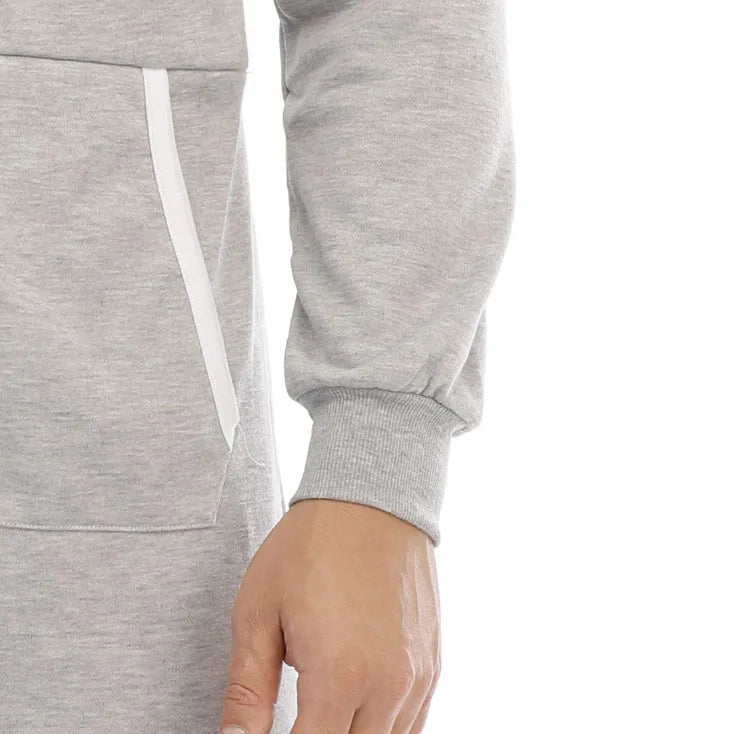 Men's Solid Color One-piece Sweater Loose Hooded Home Wear Pajama's
