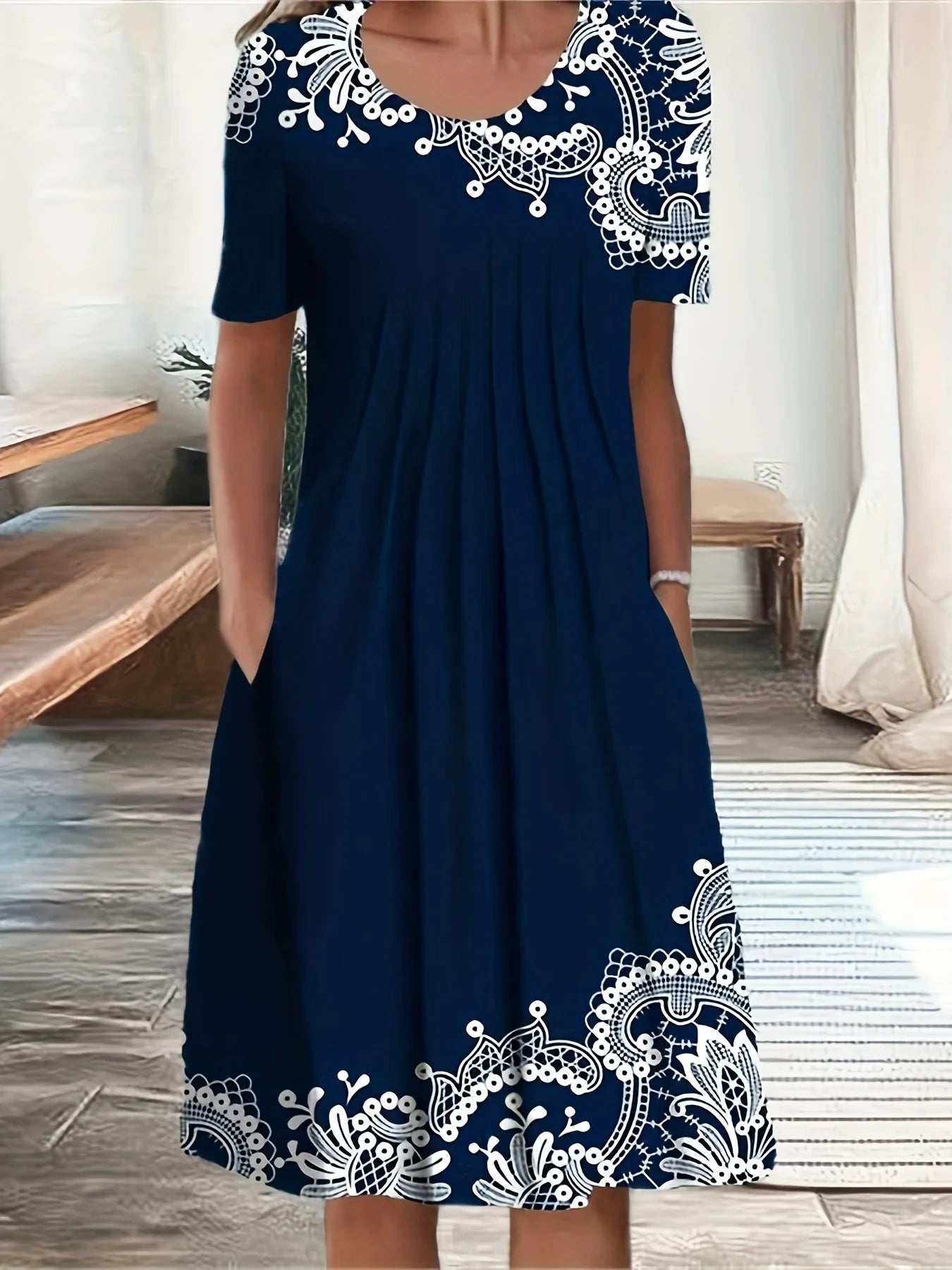 Plus Size Fashion Elegant Women Dress