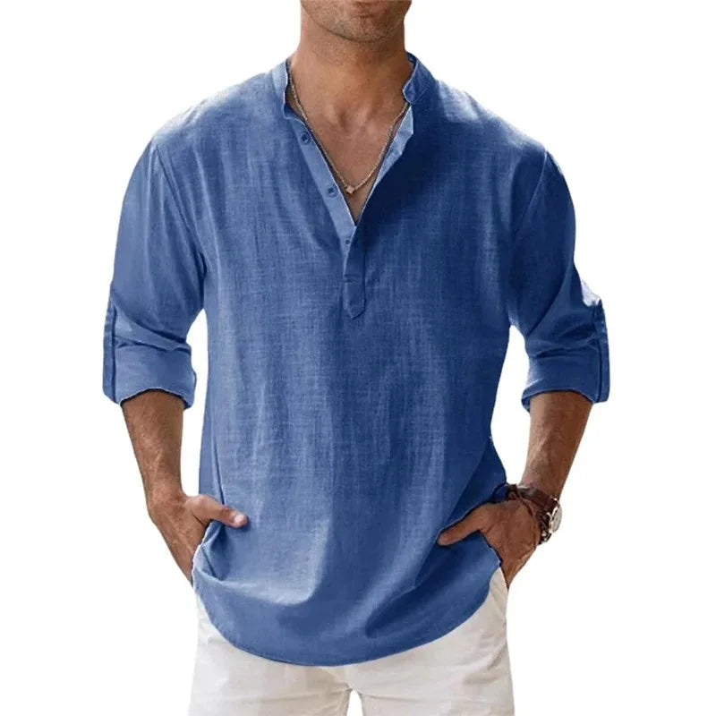 New Men Casual Shirts Lightweight