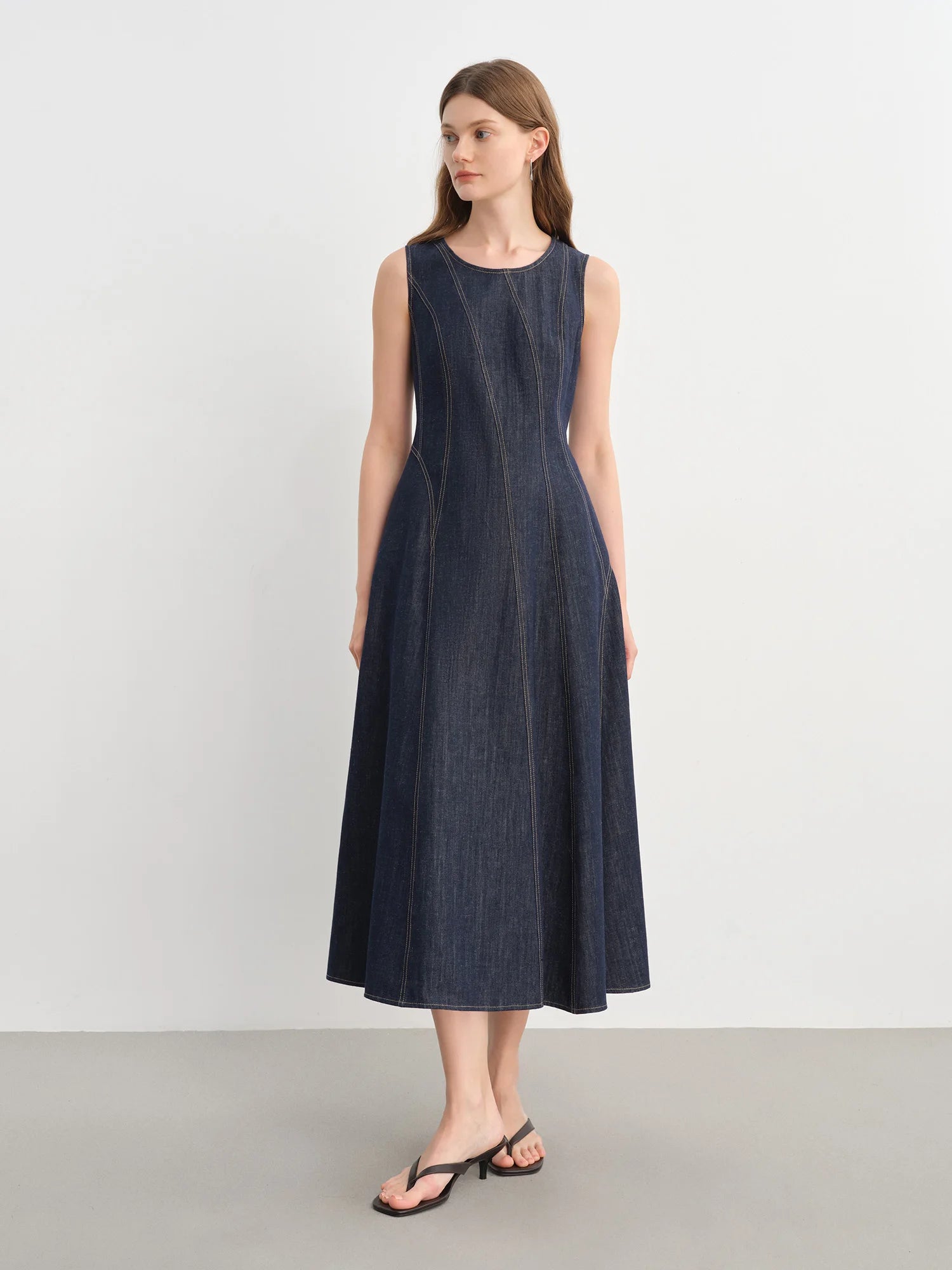Plus Size Denim Dress Women