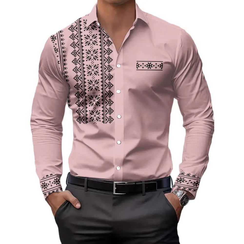 Mens Casual Shirts Long Sleeve