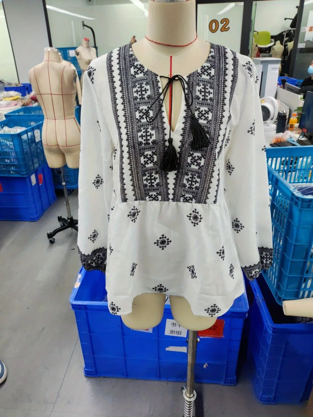 Boho Long-sleeve Blouses For Women