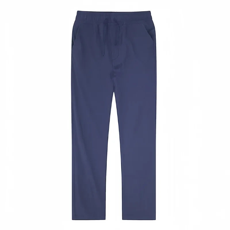 Boho Cotton Linen Pants for Men New Summer Lightweight Loose Fit