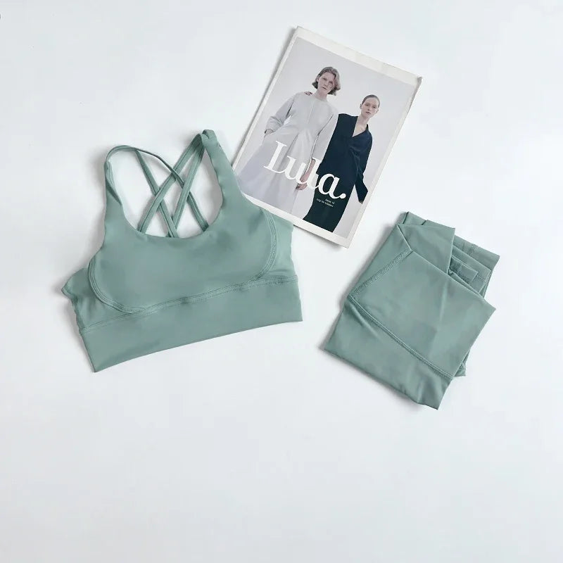 2 Pieces Yoga Set Women